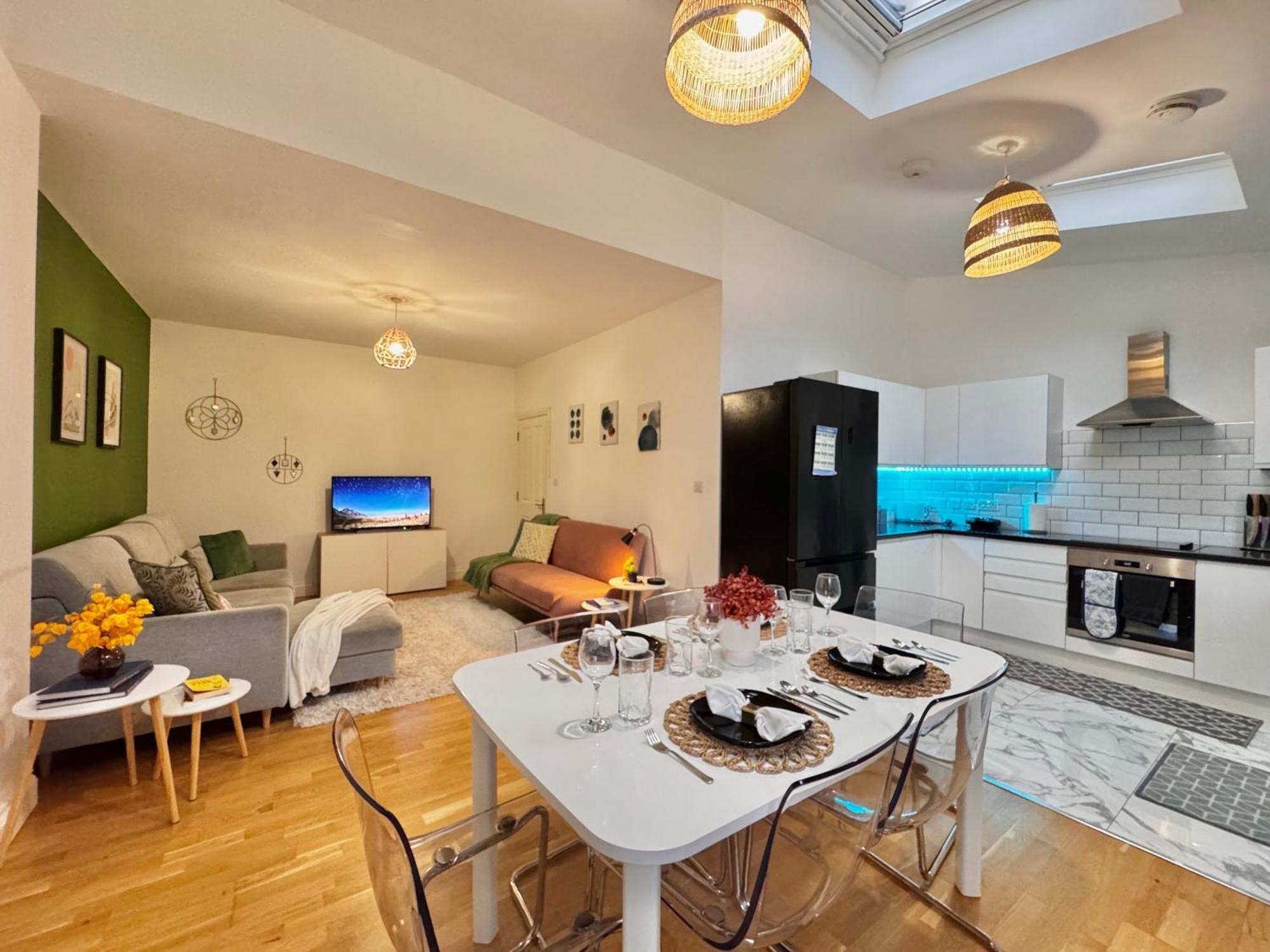 Modern 1-Bed Apt 30Min To Central London & Parking Buitenkant foto