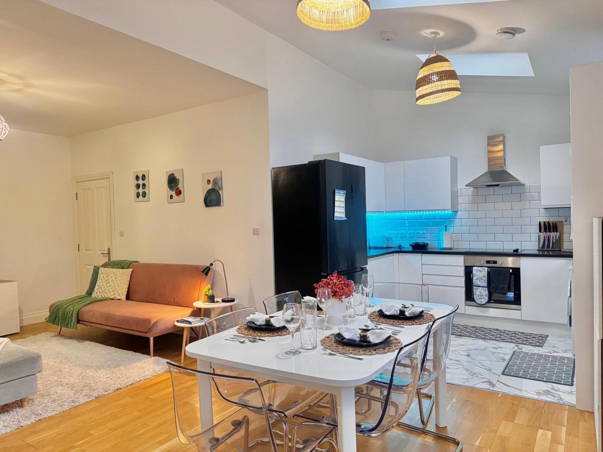 Modern 1-Bed Apt 30Min To Central London & Parking Buitenkant foto